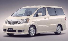 Toyota launches Alphard minivans on market